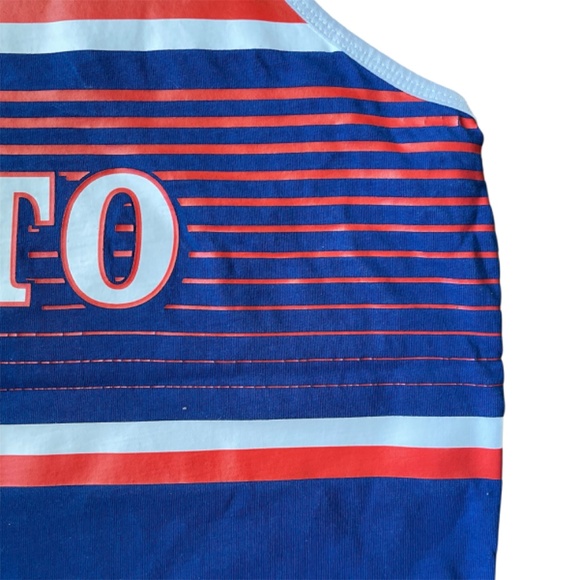 Toronto Blue Jays Muscle Shirt Mitchell & Ness Blue Men’s XXL RETRO - Picture 11 of 13